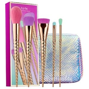 Unicorn Makeup Bag And Brush Set